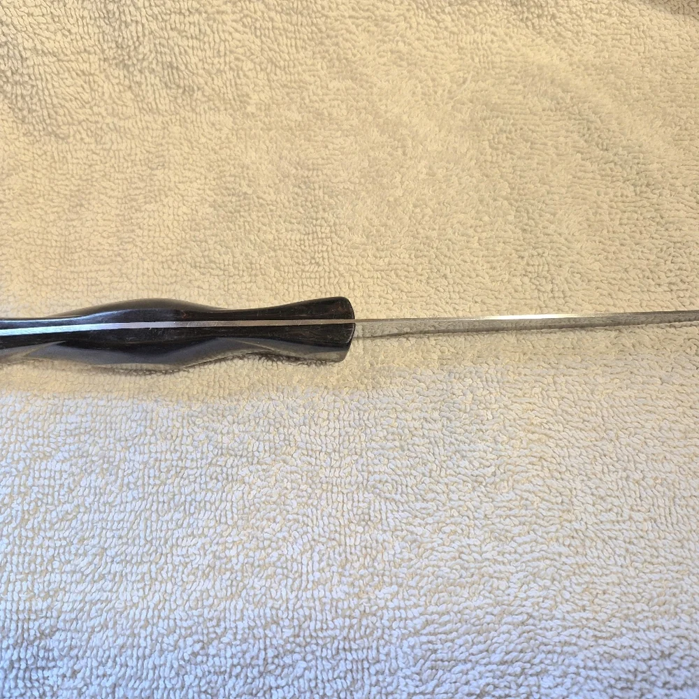 Cutco 1721 KA Serrated Trimmer Knife Brown Handle Olean NY 4 14/16th